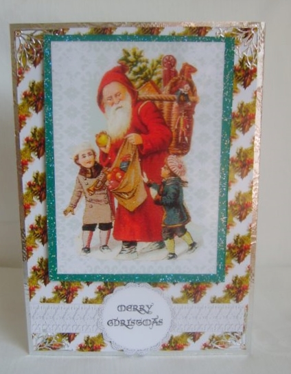Vintage Christmas Quick Card 1 by Marion MacKellar