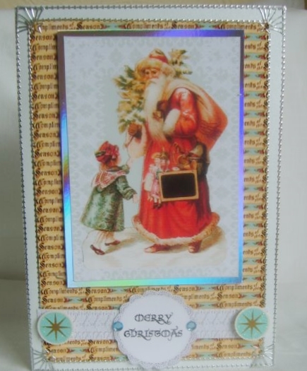 Vintage Christmas Quick Card 2 by Marion MacKellar