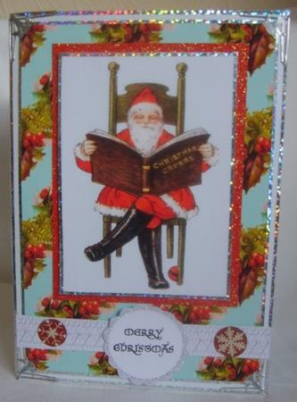 Vintage Christmas Quick Card 9 by Marion MacKellar