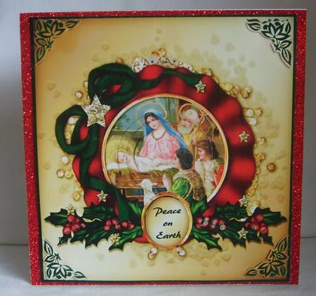 Nativity in an Ornate Frame Py by Marion MacKellar