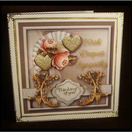 Sympathy Elegance Card Topper 2 by Marion MacKellar