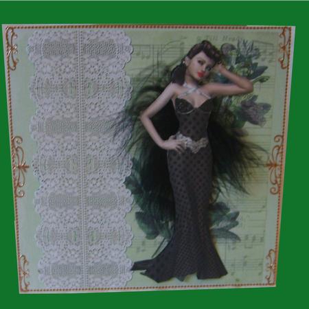A4 Glamour Girl Roxy by Marion MacKellar