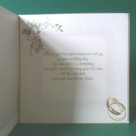 8x8 Wedding Card Insert 4 by Marion MacKellar