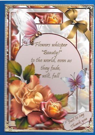 Flowers Whisper Beauty by Marion MacKellar