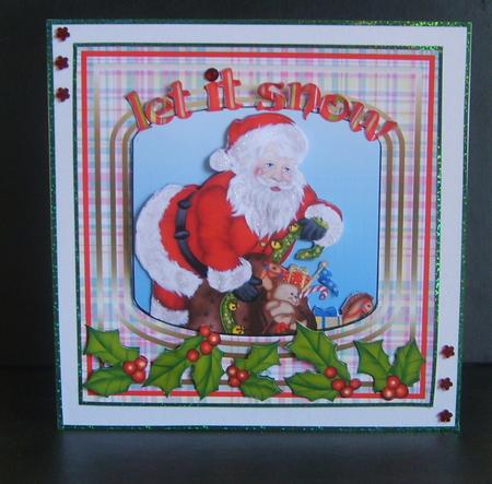 Let It Snow Santa by Marion MacKellar