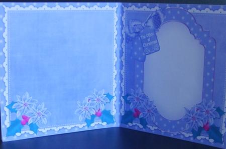 Blue Church the Office to Fit 6in Folded Insert by Marion MacKellar