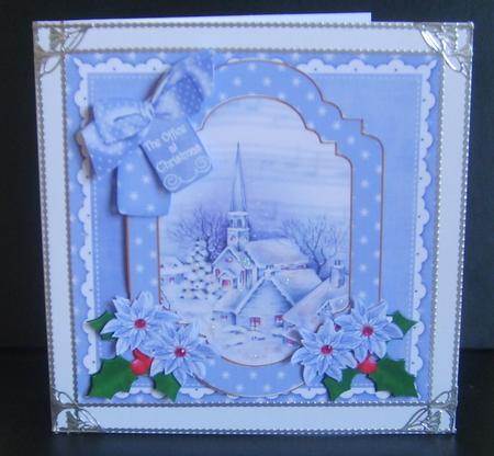 Blue Church the Office 6in Christmas Step by Step by Marion MacKellar