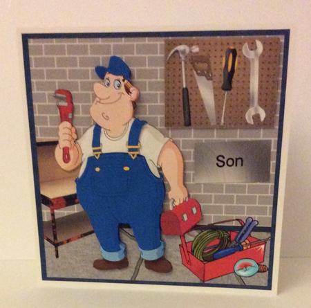 Dad My Hero DIY Man by Marion MacKellar