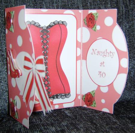 Naughty at 40 Mini Gatefold by Marion Milne