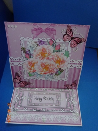 3D Easel Card Mini Kit - A Touch of Elegance - Flowers, Lace, Butterflies & Pearls by Marion West