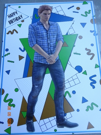 YOUNG MAN, TEEN BOY, DOUBLE CARD FRONTS 3 by Marion West