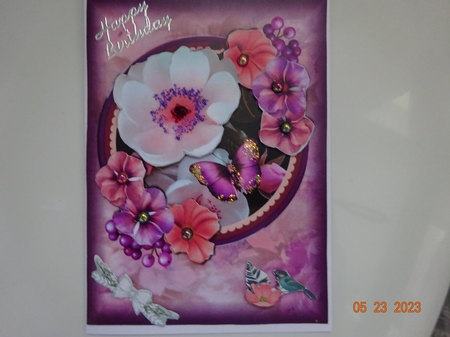 many greetings in pink by Marion West