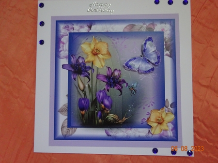 pretty flowers and greetings by Marion West