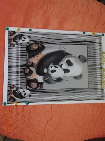 Animal Magic panda by Marion West