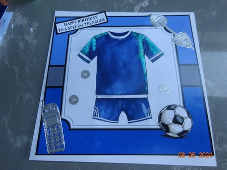 BLUE FOOTY KIT by Marion West