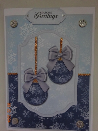 Blue Baubles by Marion West