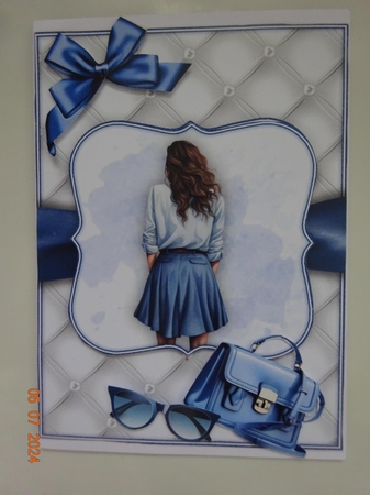 Blue Birthday Fashion Mini Kit   by Marion West