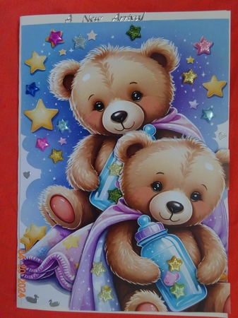 Twins A5 Quick card/ Topper by Marion West
