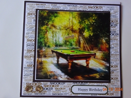 Snooker Scene  by Marion West