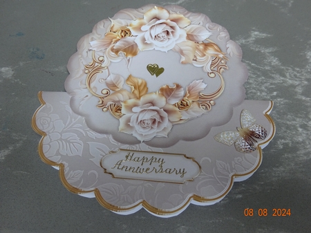 Rose Gold - Scallop Wobble Card Mini-Kit by Marion West