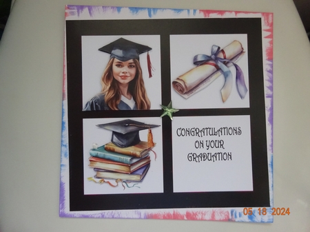 CONGRATULATIONS ON YOUR GRADUATION GIRL  by Marion West