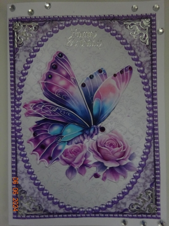 Flowers and Butterflies 4 - 2 Page mini kit. by Marion West