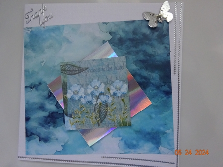 Teal Card Toppers by Marion West