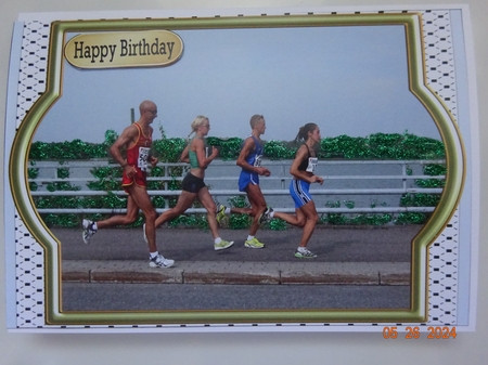 SPORTS FOR ALL TOPPER CARD 5 by Marion West