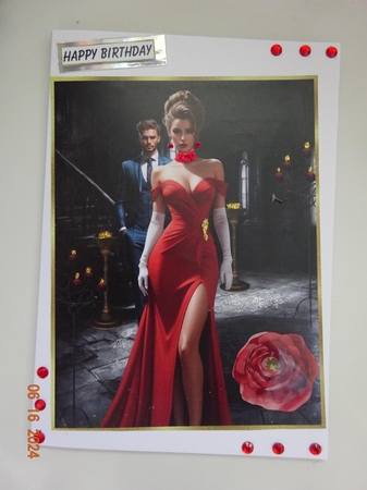 Oh Pretty Woman 1 and 2 toppers by Marion West