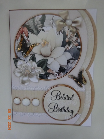 Cream Delight - Double Rounded Edge Card Mini Kit by Marion West