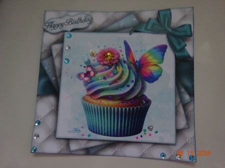 Cupcakes & Butterflies Mini Kit 7X7 by Marion West