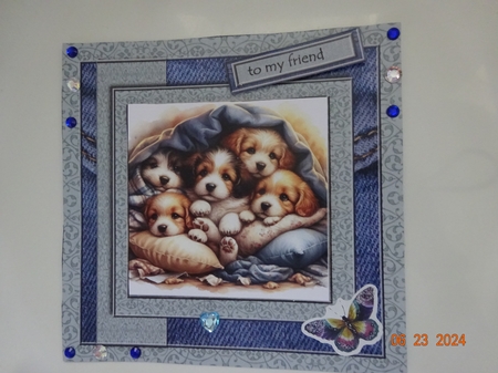 Birthday Boy Puppies Mini Kit by Marion West