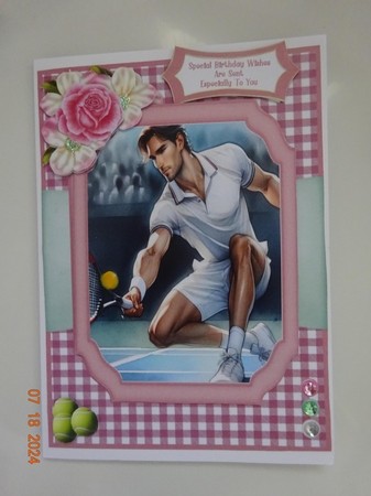 For The Love Of Tennis - 5x7 by Marion West