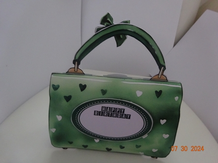 Girly Handbag Tent Card Kit-1 by Marion West