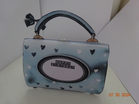 Girly Handbag Tent Card Kit-3 by Marion West