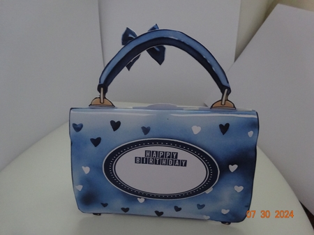 Girly Handbag Tent Card Kit-4 by Marion West