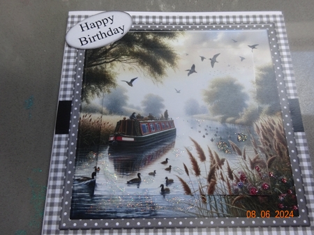 Narrow boat by Marion West