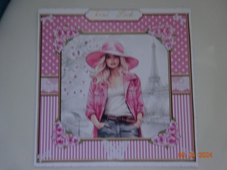 Lovely Paris Scene Birthday Topper by Marion West