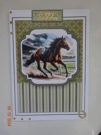 A5 Horse Racing 3 by Marion West
