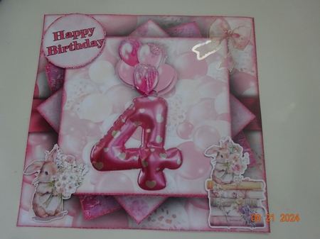 Pink Balloon Ages 1-5 Mini Kit 7X7 by Marion West