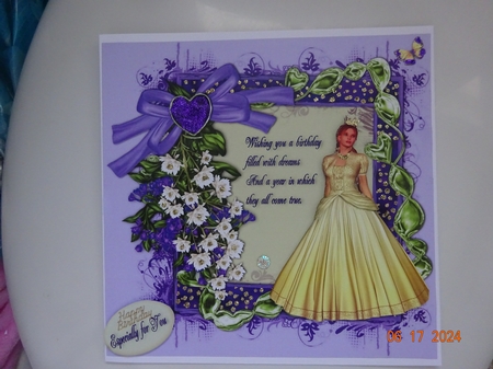 Princess Card by Marion West