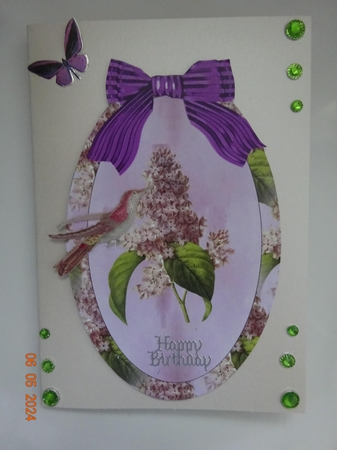 Elegant Floral Oval Toppers by Marion West