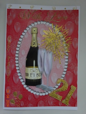 Happy 21st Birthday 4 by Marion West