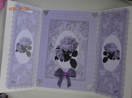 Blue Moon Roses, Pearls & Lace Gatefold by Marion West
