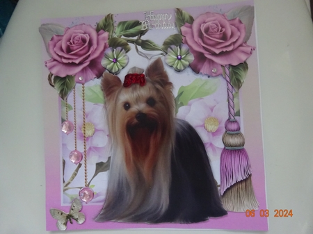 Yorkshire Terrier Cutie Pie Mini Card Kit by Marion West
