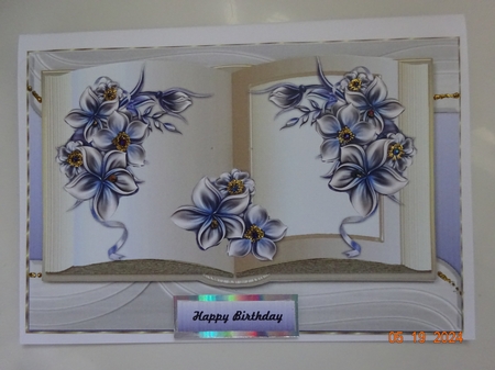 Beaitful Book & Ice Flowers by Marion West