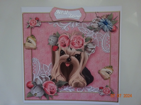 Yorkies Please Card Front Mini Kit-4 by Marion West