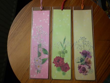 Bright Floral Bookmarks 2 by Marion West