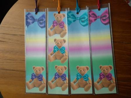 Bears & Bows Bookmarks by Marion West