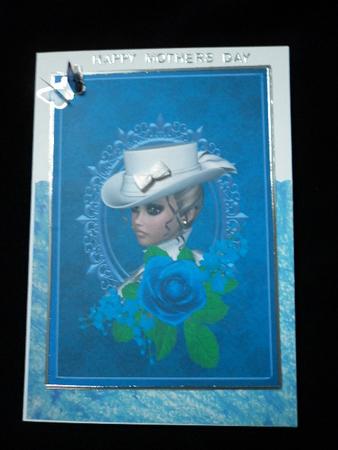 A4 Blue Rose Beauty by Marion West